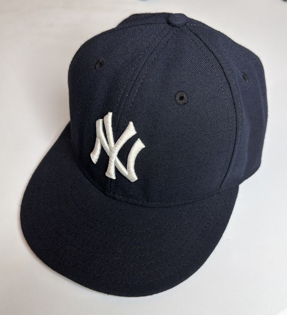 New York Yankees Hat New Era 59FIFTY Made in USA No Flag Cap Size 6 7/8 Vintage